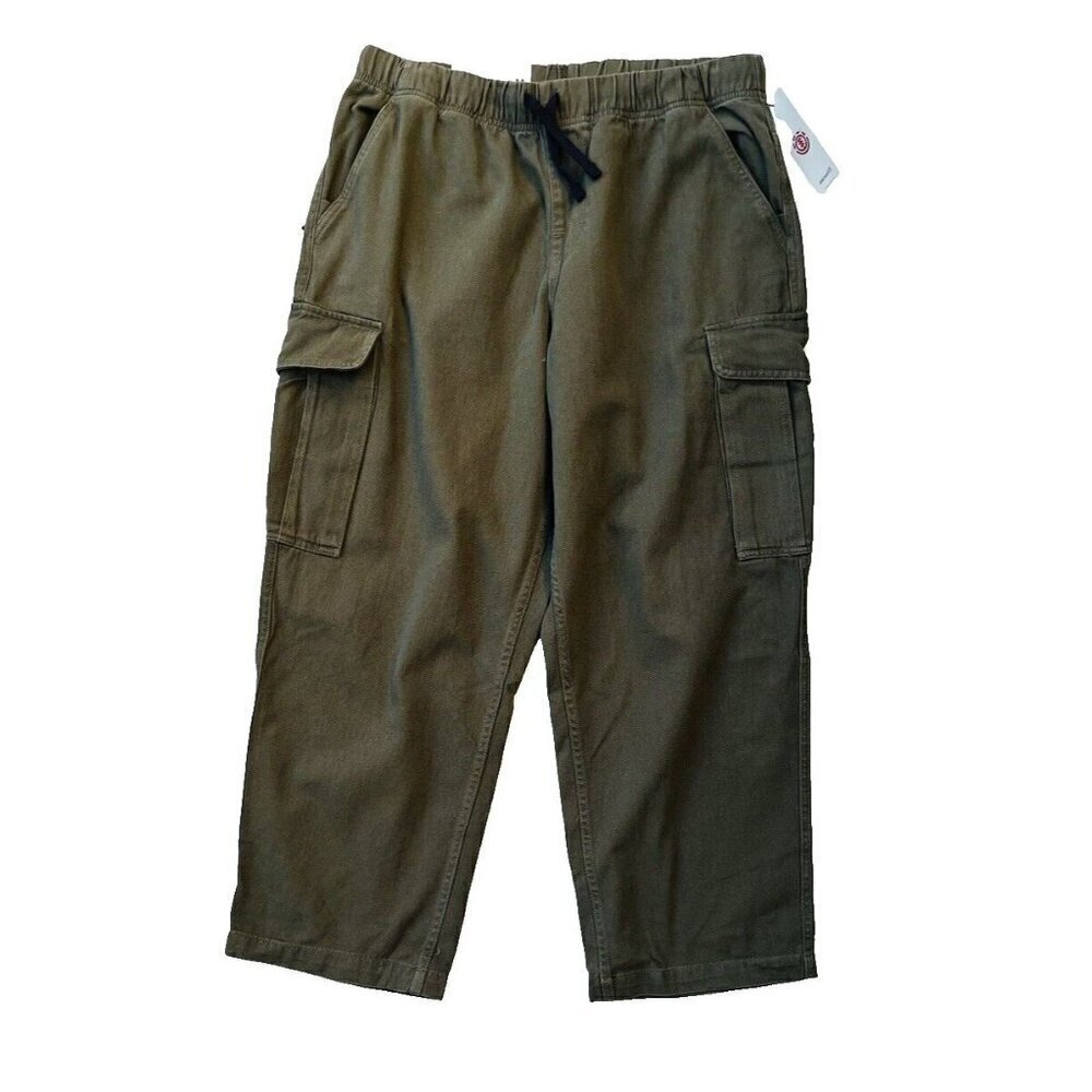 Element Cotton Utility Chillin Twill Cargo Pant Size M FNH ELYNP00106 - Picture 10 of 10